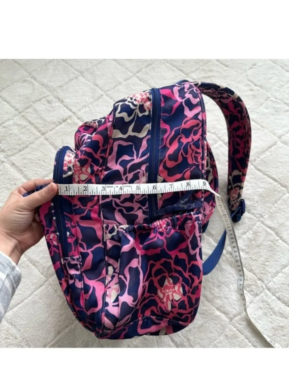 Vera Bradley | Katalina Pink Lighten Up Campus Backpack